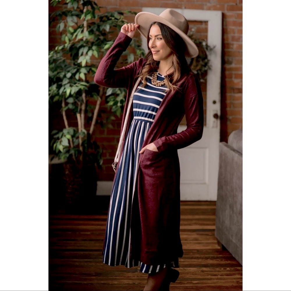 Brand New | Striped Midi Dress